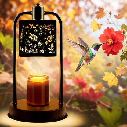 FullyCare Candle Warmer Lamp Electric with Timer: Wax Melts for Warmer Yankee Candles Large - Dimmable Candle Warmer for Birthday Christmas Gift Bedroom Home Decor