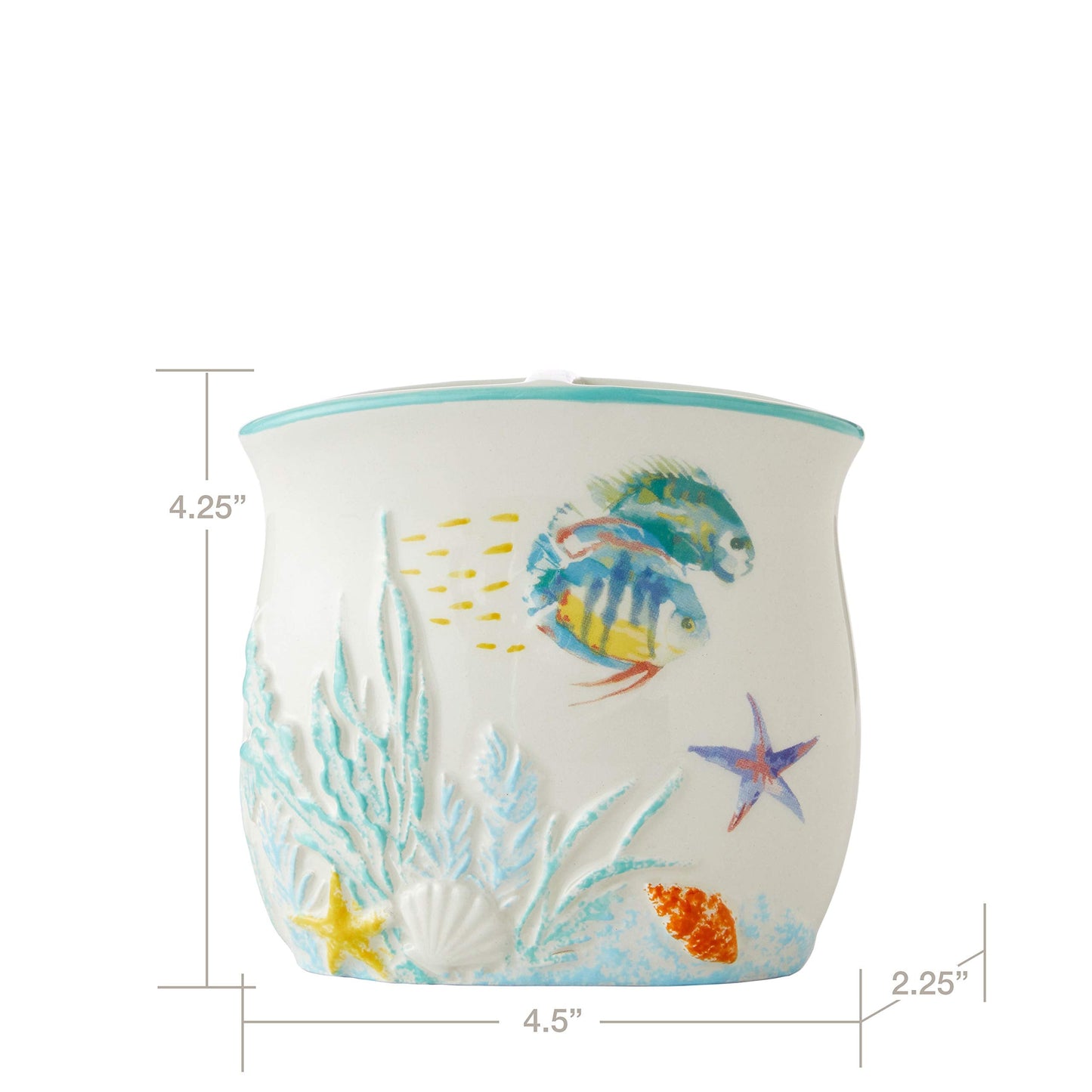 SKL Home Ocean Watercolor Toothbrush Holder