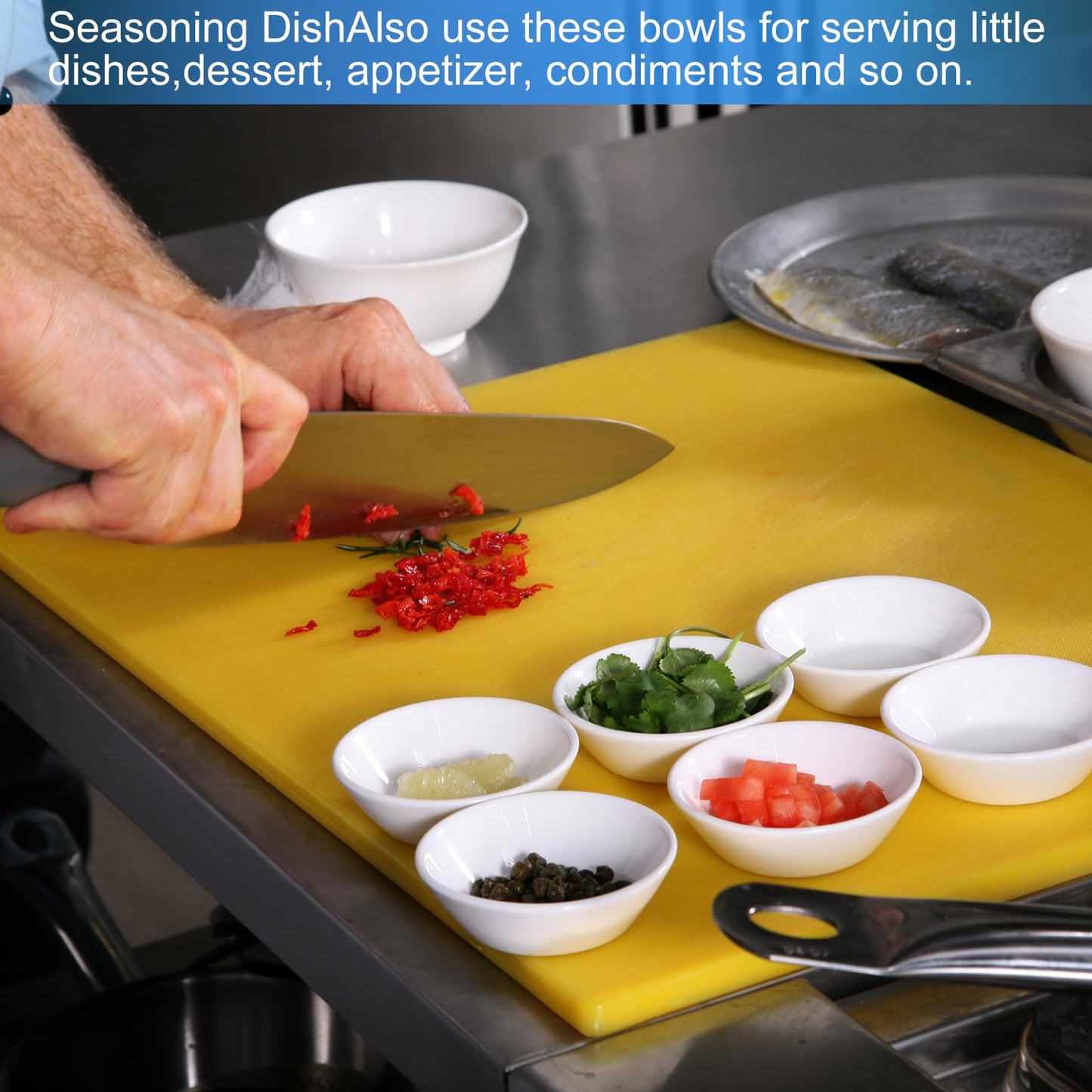 uxcell 3 Pack Stainless Steel Sauce Dish Dipping Bowls with 4 Compartment Divided, Metal Seasoning Plate Dipping Bowl for Sauce or Dressing, Gold