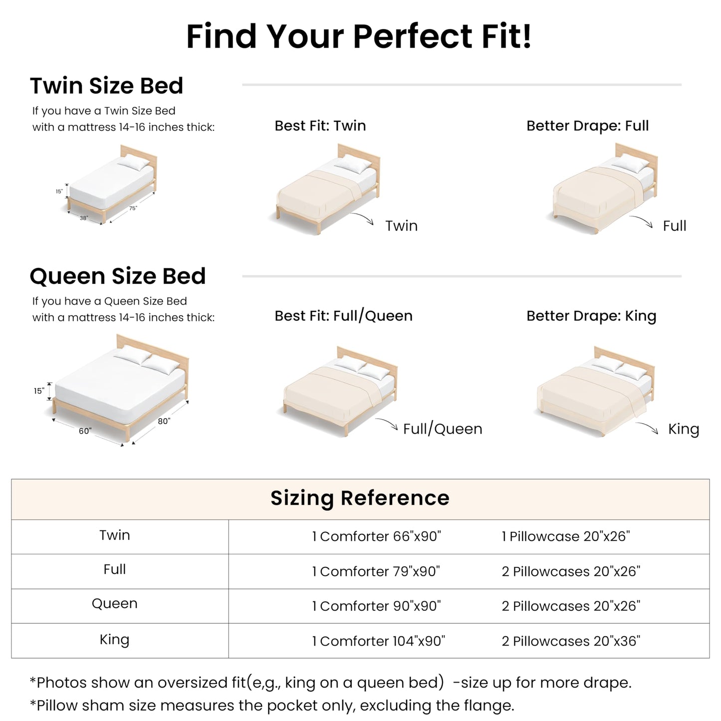 Love's cabin Beige Twin/Twin XL Comforter Set, 2-Piece Prewashed Bed Set with 1 Comforter (66 x 90 in) & 1 Pillowcase, Lightweight & Breathable for All Seasons