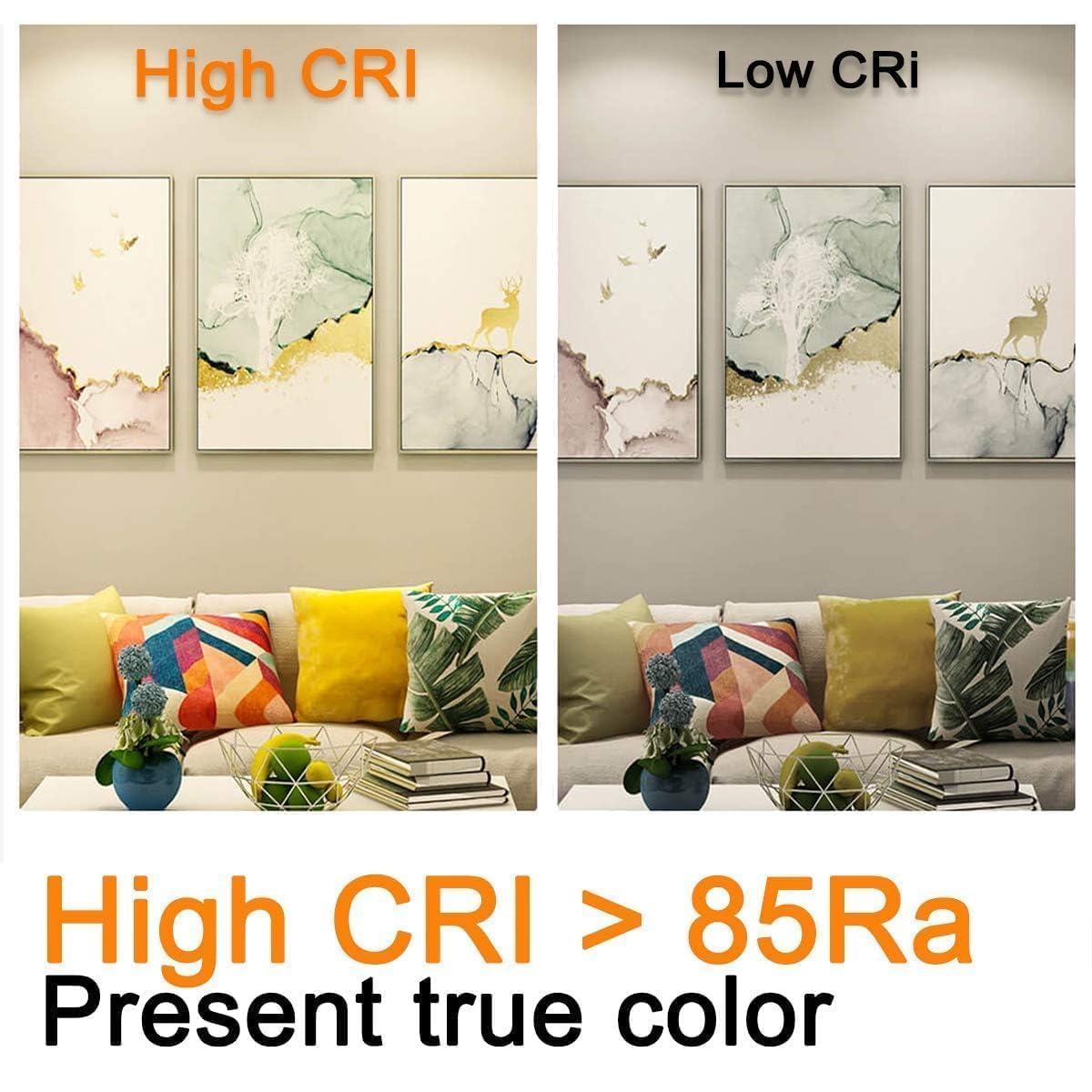 ILC RGB LED Light Bulb, Color Changing 40W Equivalent, Daylight White, 450LM Dimmable 5W E26 Screw Base RGBW, Mood Light Bulb - 12 Color Choices - Timing Infrared Remote Control Included (4 Pack)