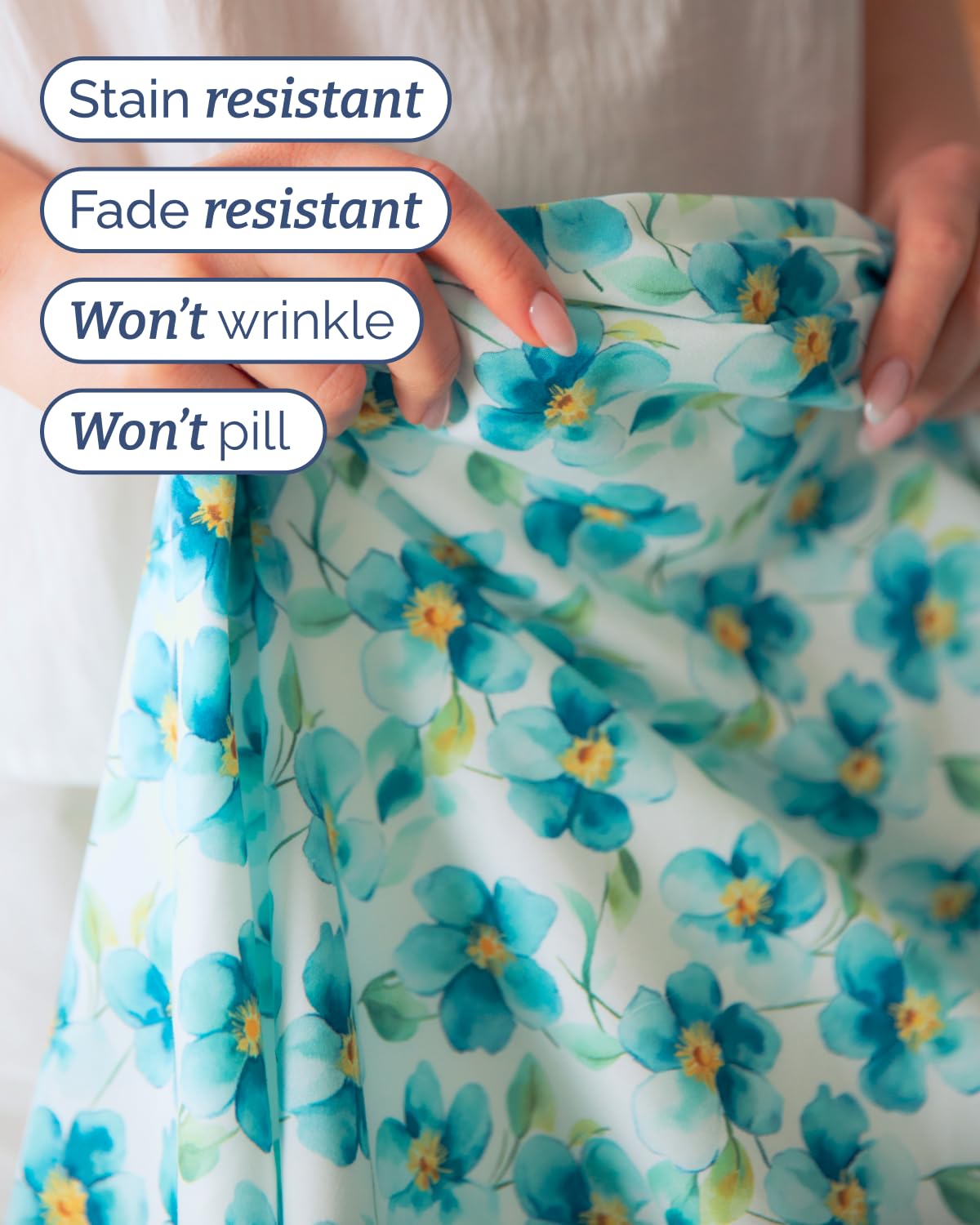 Floral Sheets - Flower Print Bed Sheet Set - 1 Flat, 1 Fitted & 2 Pillowcases w/ Deep Pockets - Comfy, Cozy, Wrinkle & Fade Free - Boho Botanical Bedding - Soft, Breathable & Cooling - Queen Size Set
