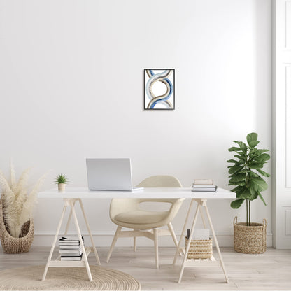 Stupell Industries Modern Two Dimensional Helix Abstract Watercolor Painting, Design by Grace Popp