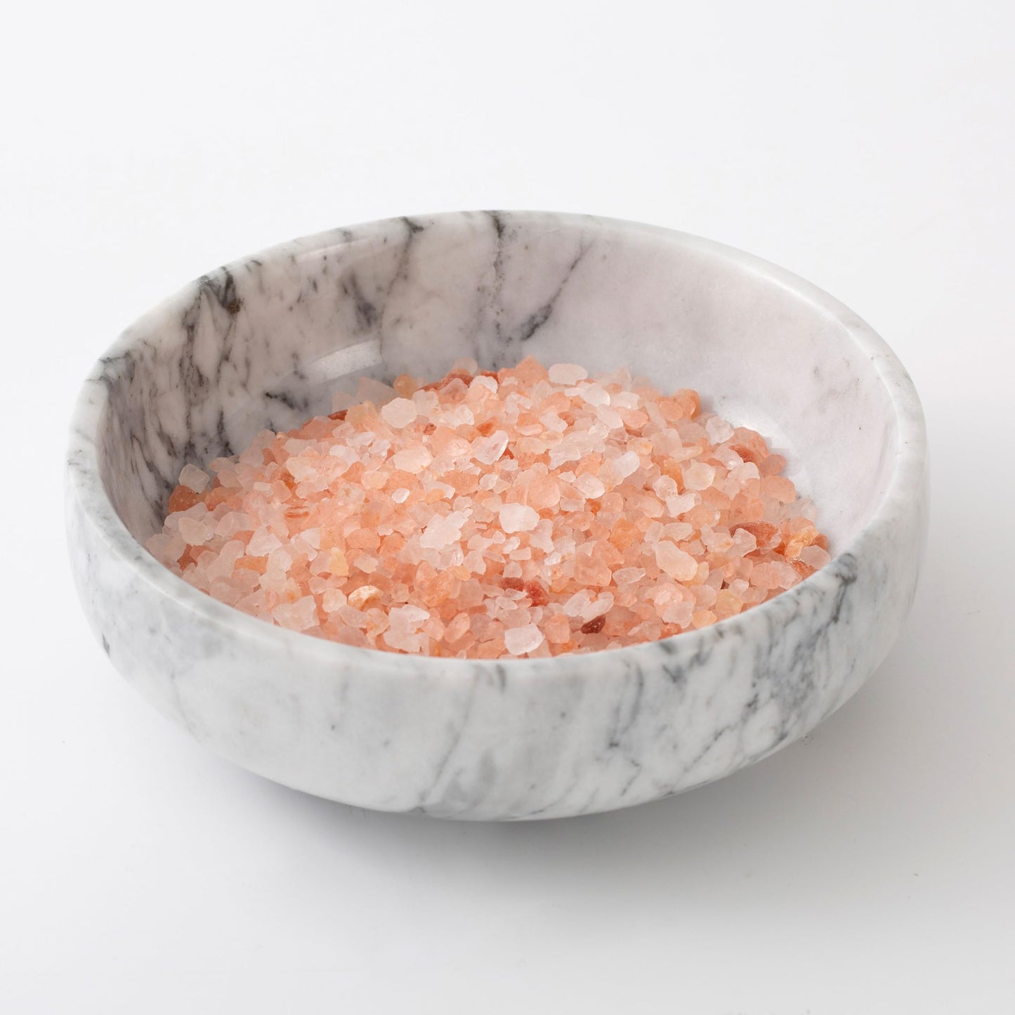 CM CHIC MONDAY Candy Dish, Marble Candy Bowl for Office Desk, Hard Candy Dispenser Servers, Entry Way Table Home Decor, Nut Dish (White&Grey, 5.9 INCH)