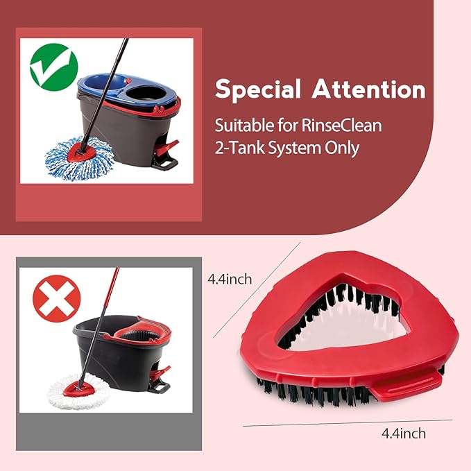 Oceda Scrubber Mop Head, Compatible