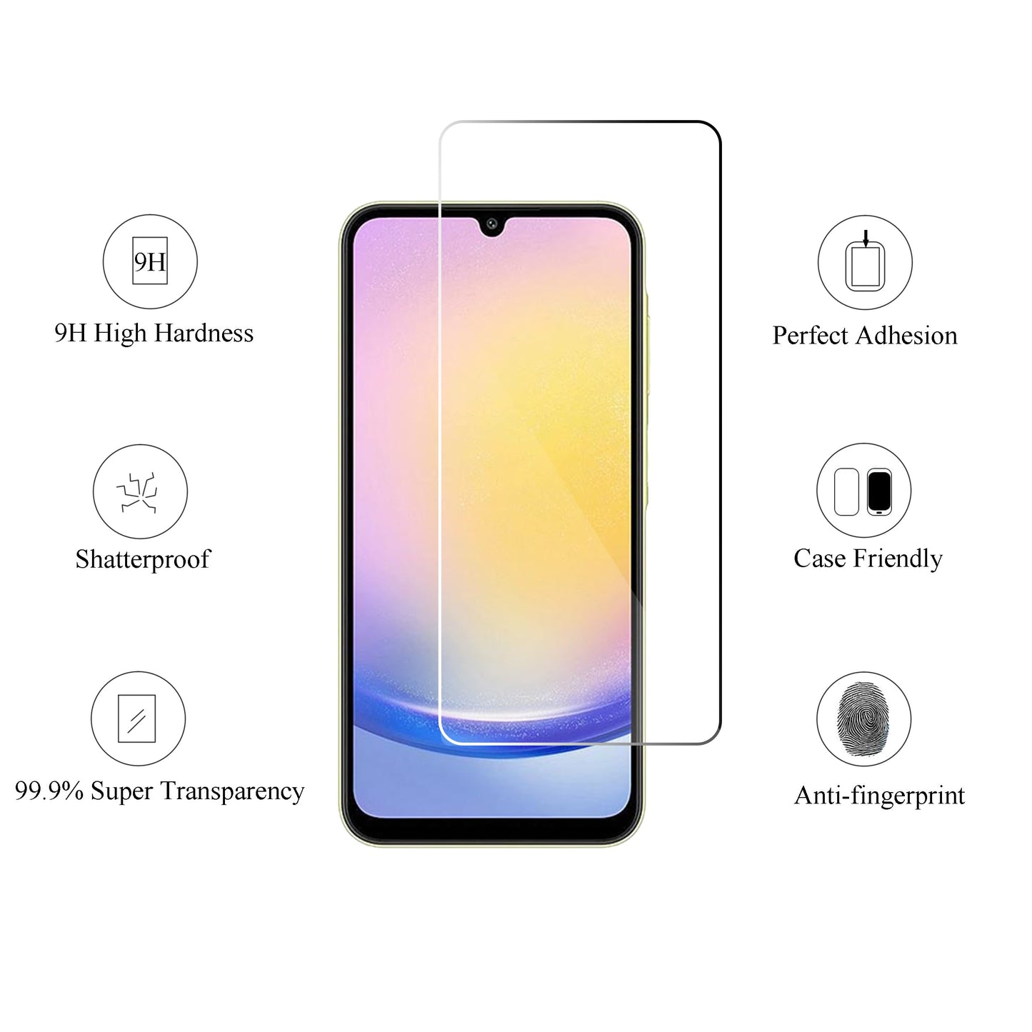 Ailun Screen Protector for Galaxy S22+/S22 Plus 5G 6.6 Inch Display 3Pack + 3Pack Camera Lens Tempered Glass Fingerprint Unlock 0.25mm Clear Anti-Scratch Case Friendly [Not For S22 Ultra]