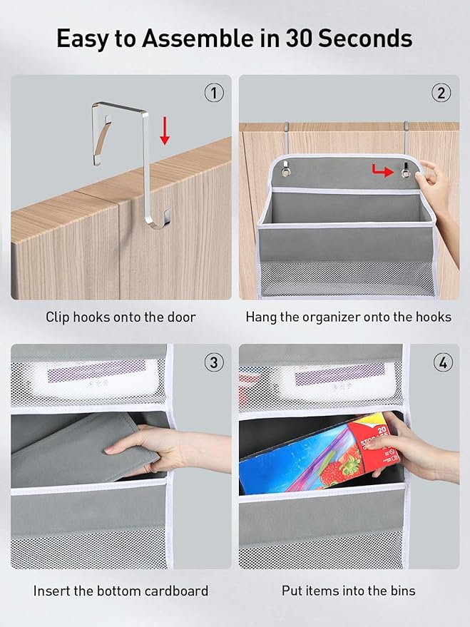 Yecaye 2 Pc Over The Door Organizer