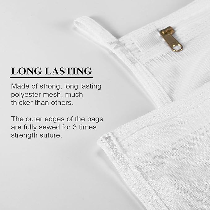 Reusable Mesh Laundry Bags, Delicates Garment Washing Bags