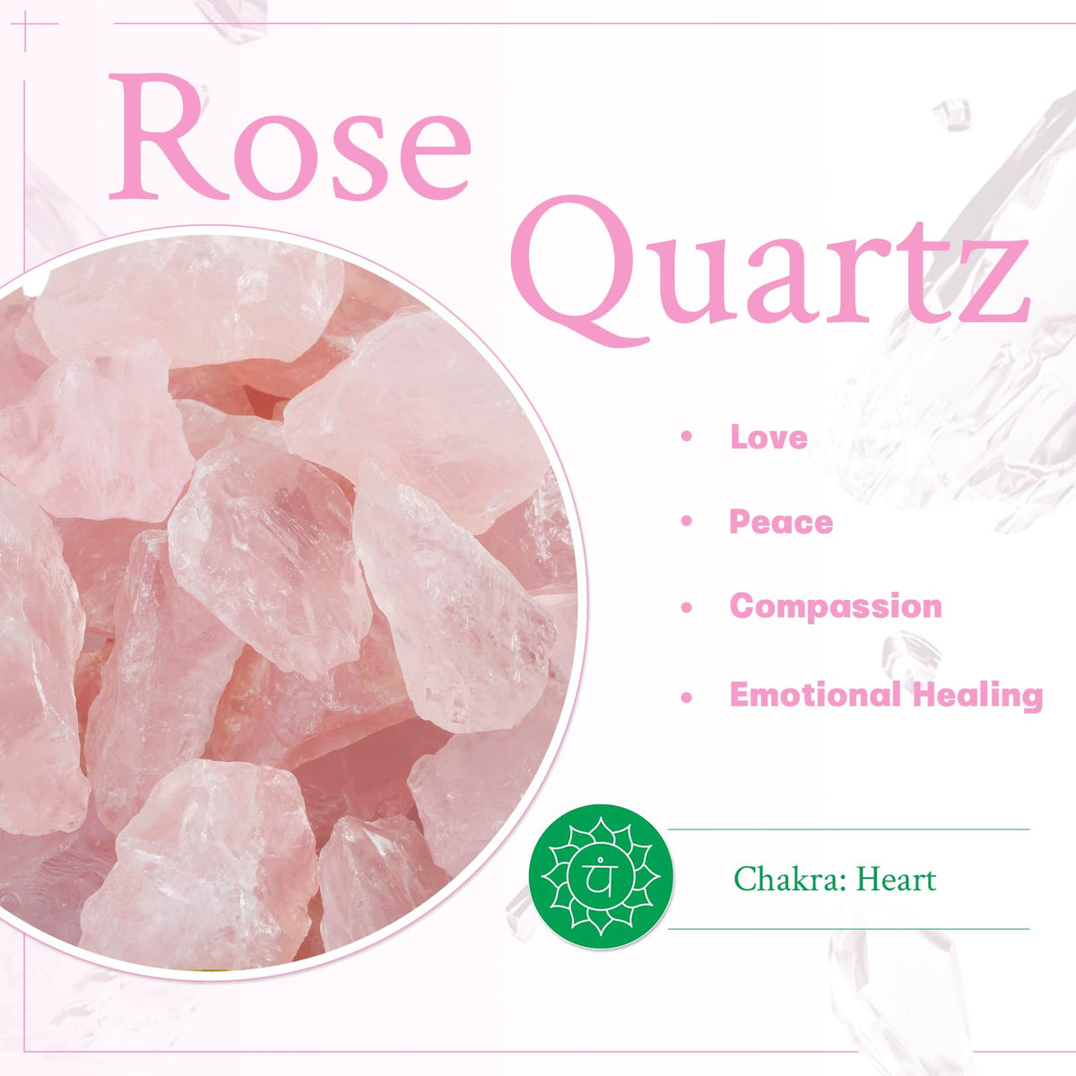 mookaitedecor Rose Quartz Pyramid Healing Crystal Stone Energy Generator with 4 Spiral Copper Points for Reiki Balancing Meditation, Rose Gold Plated