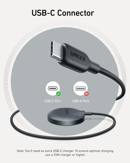 Anker MagSafe Charger Pad, MagGo iPhone 16 Wireless Charging Pad, Qi2 Certified 15W Wireless Charger, Compatible with iPhone 16/16 Plus/16 Pro/16 Pro Max/15/14/13/12 Series (Black, with Adapter)
