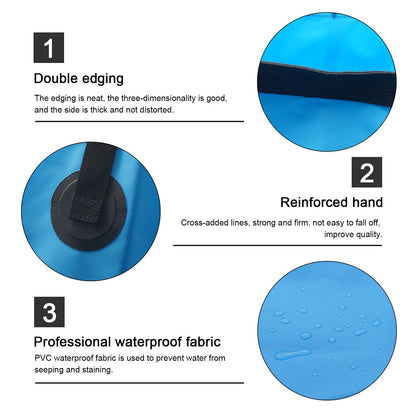 Collapsible Bucket, Esthesia 5 Gallon Portable Folding Water Portable Collapsible Wash Basin Folding Bucket Water Container Fishing Bucket for Travelling Camping Hiking Fishing Gardening