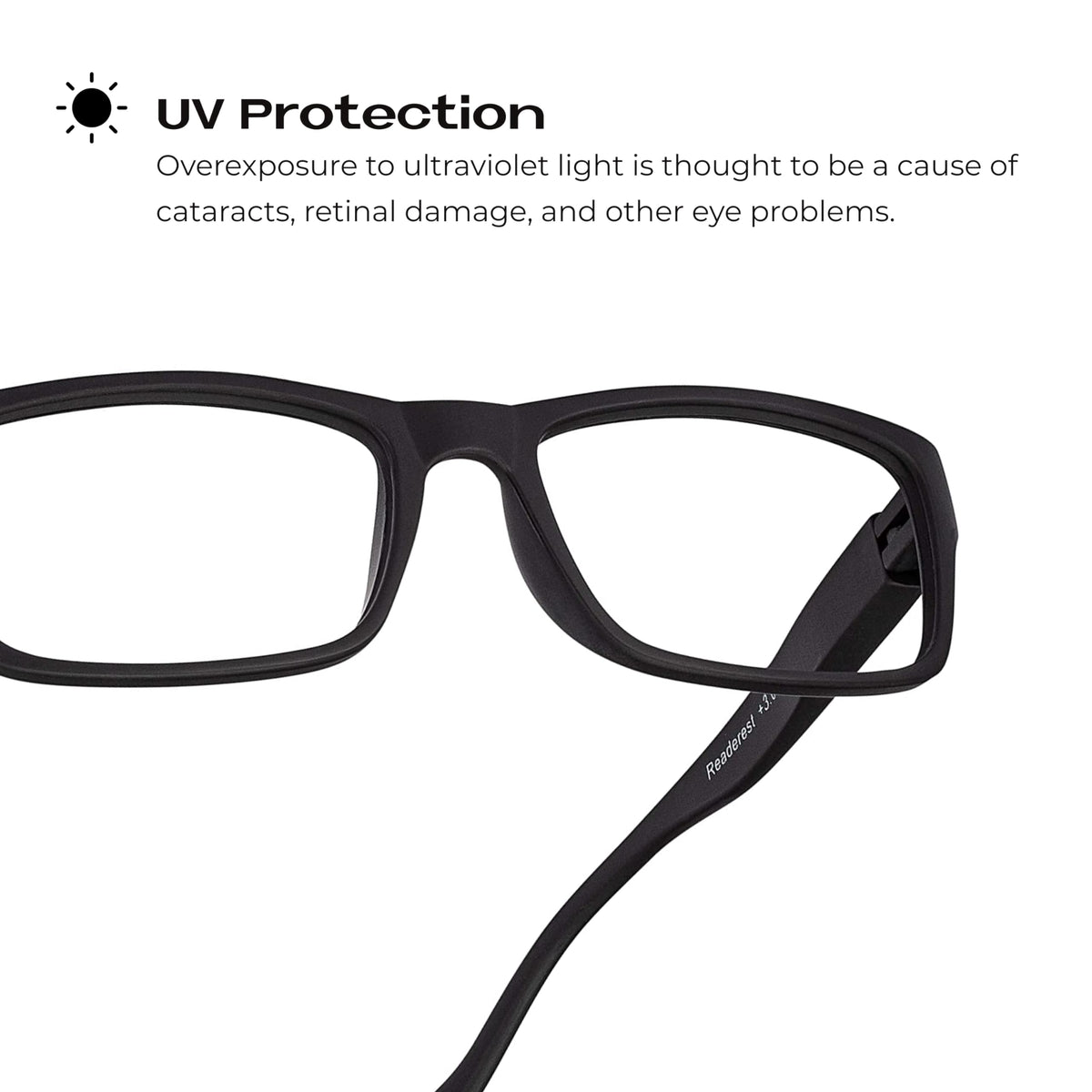 Readerest Blue Light Blocking Reading Glasses, UV Protection, Blue Light Glasses Men No Magnification