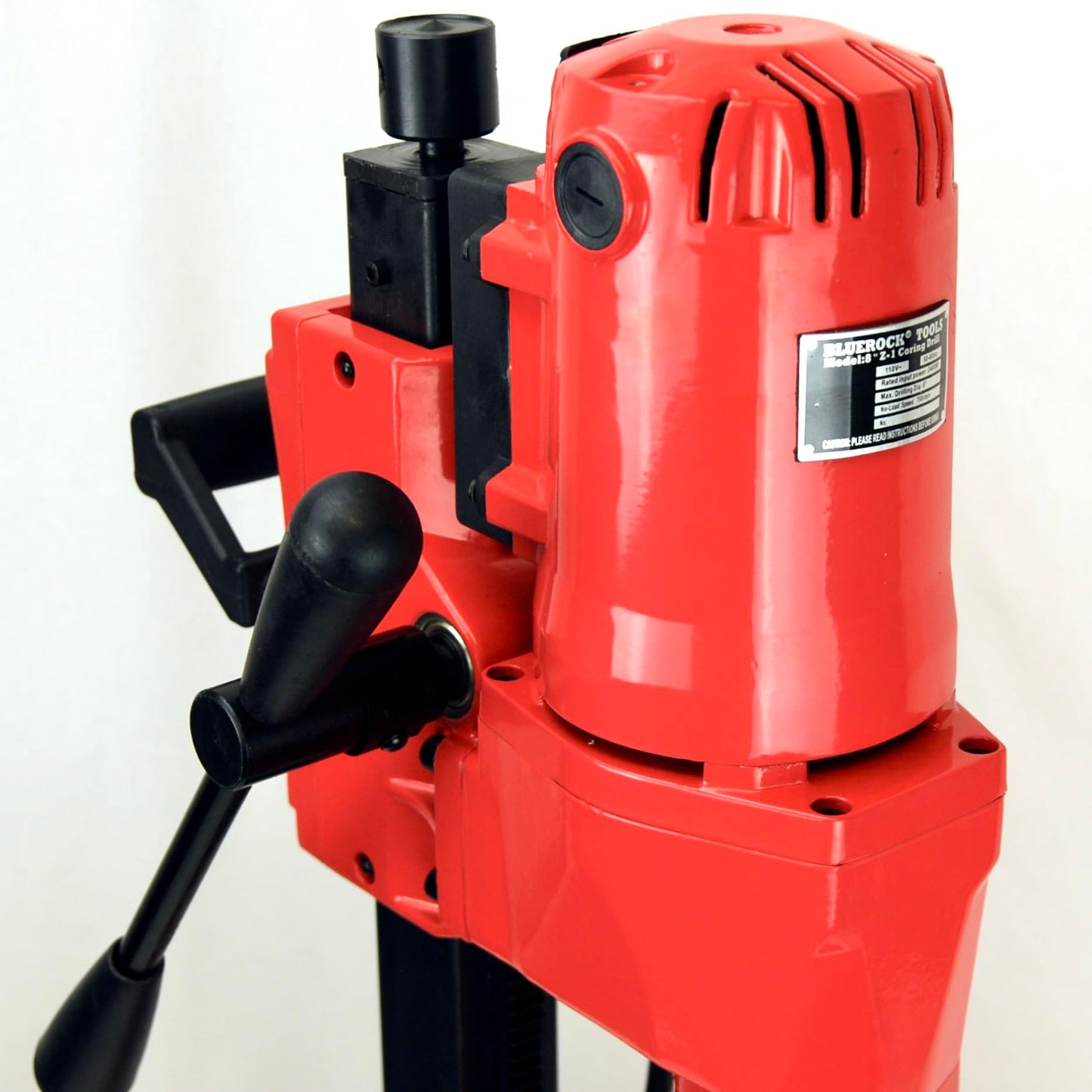 BLUEROCK PACKAGE DEAL 8Z1RB Core Drill with Rolling Base Stand + 1" - 8" Diamond WET Coring Bit Set for CONCRETE REBAR ASPHALT BRICK
