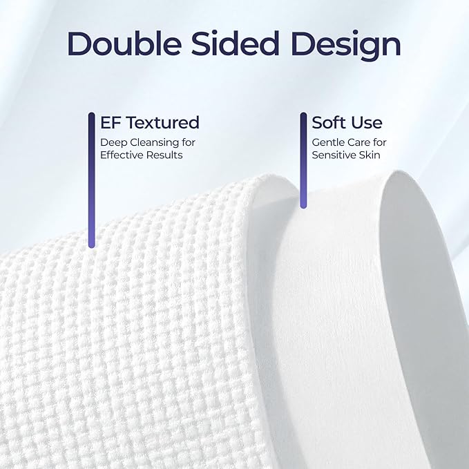 ECOLOOK Disposable Face Towel XL-10"x12" Upgraded Thick Facial Towels, Ultra