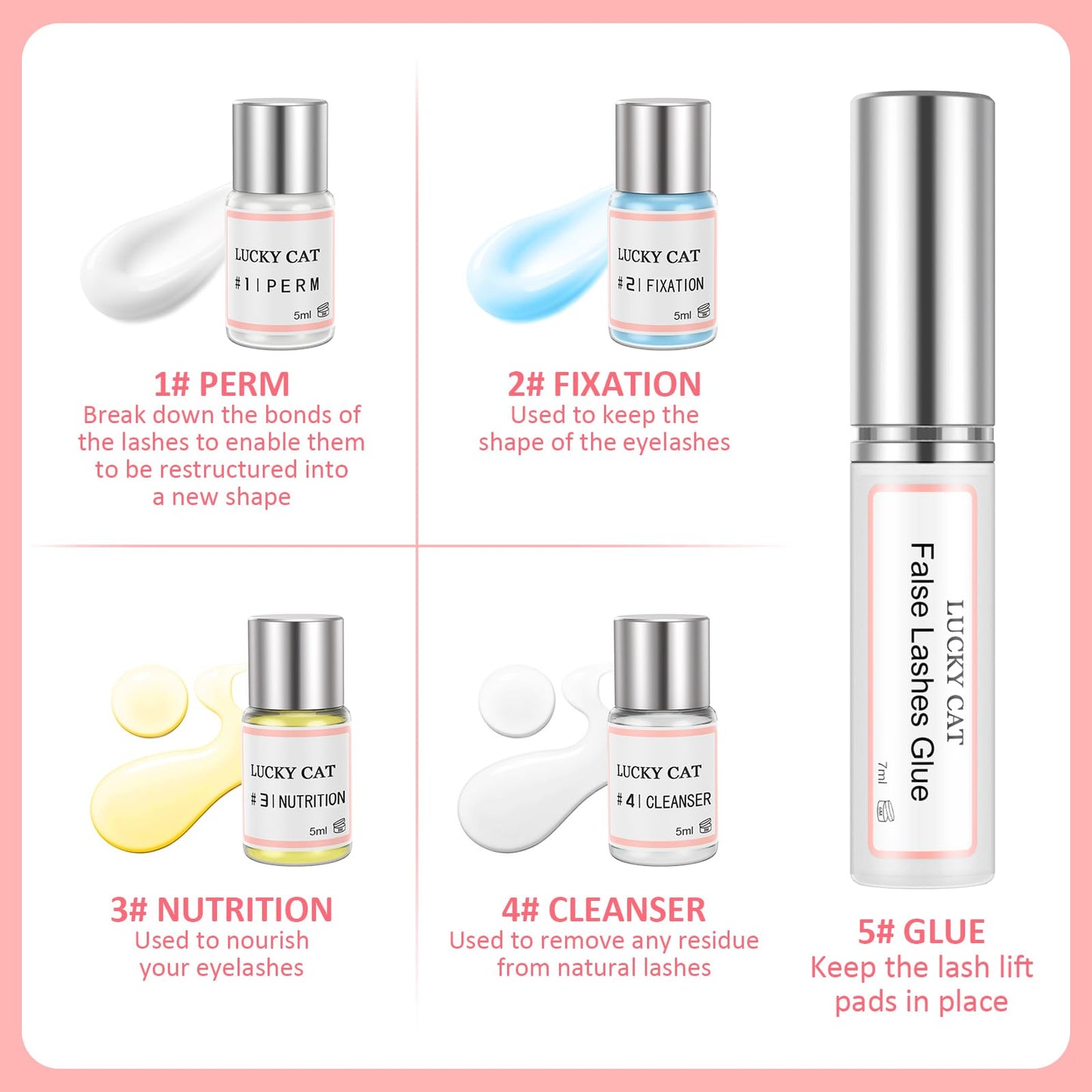 2025 Updated Lash Lift Kit Eyelash Perm Kit,Professional lash perm kit,Lash Extensions,Lash Curling,Semi-Permanent Curling Perming Wave Suitable For Salon at Home