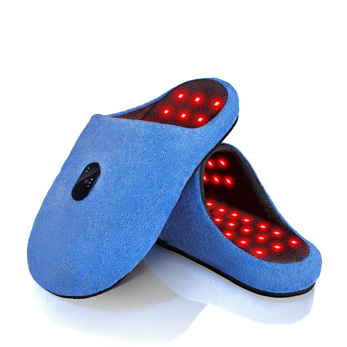 Scienlodic Rechargeable Red Light Therapy for Feet - Red and Blue Light Therapy Device at Home - 460nm & 660nm & 850nm with Pulse Mode for Feet Healthy- 2pcs
