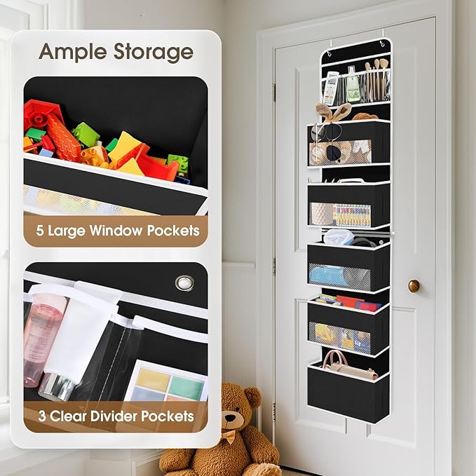 6-Tier Over The Door Organizer Hanging Storage Organizers
