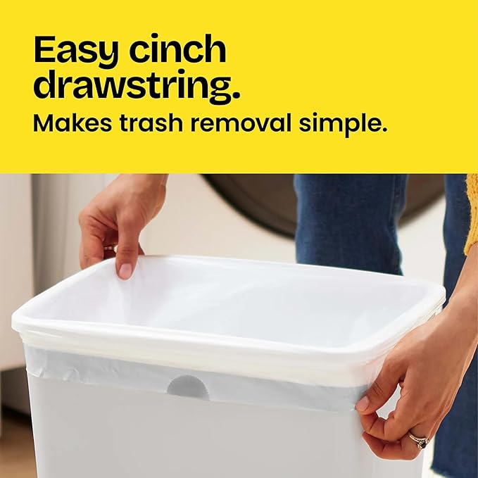 Glad Medium Trash Bags, 8 Gallon, Gain Original
