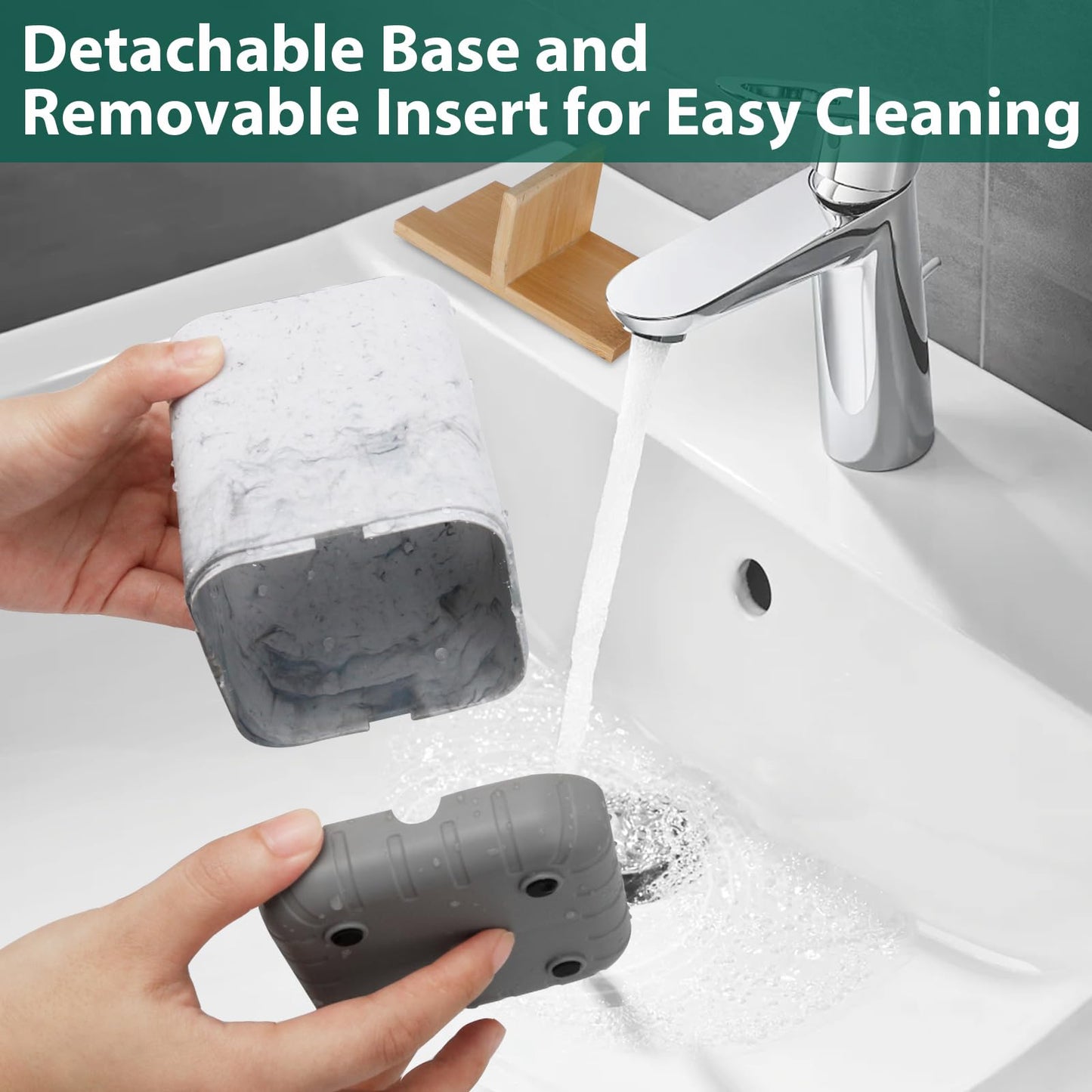 Boperzi Toothbrush Holders, Kids Toothbrush Holder with Drainage, Detachable Anti-Slip Electric Toothbrush Holder, Toothpaste Organizer Storage Caddy for Bathroom Countertop, Shower, Kitchen, Vanity
