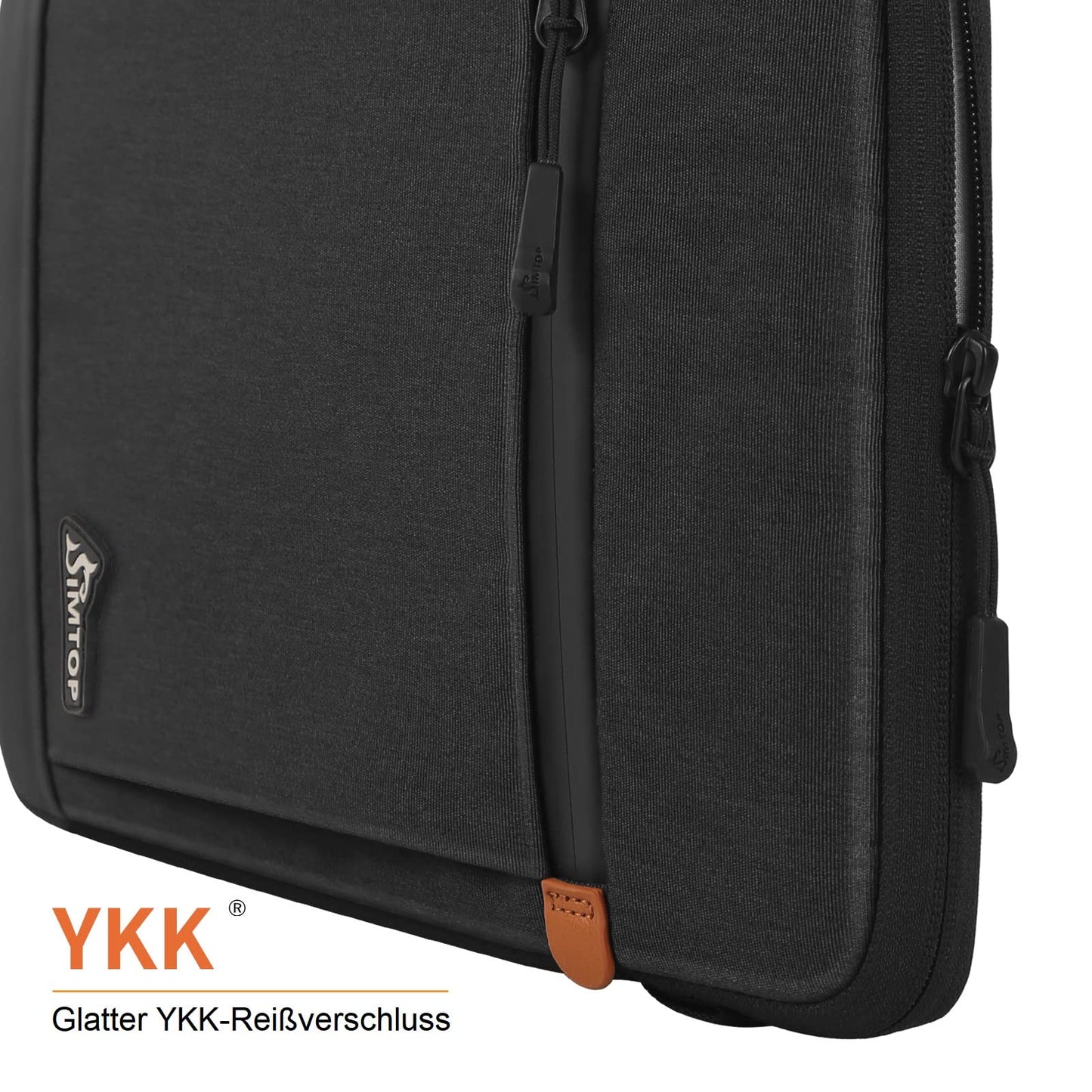 SIMTOP Tablet Sleeve Bag 11 inch, Ipad Air(2018-2023),ipad carrying case with Shoulder Strap, ipad accessories Briefcase messenger bags Waterproof ipad pro 11 inch case (Black)