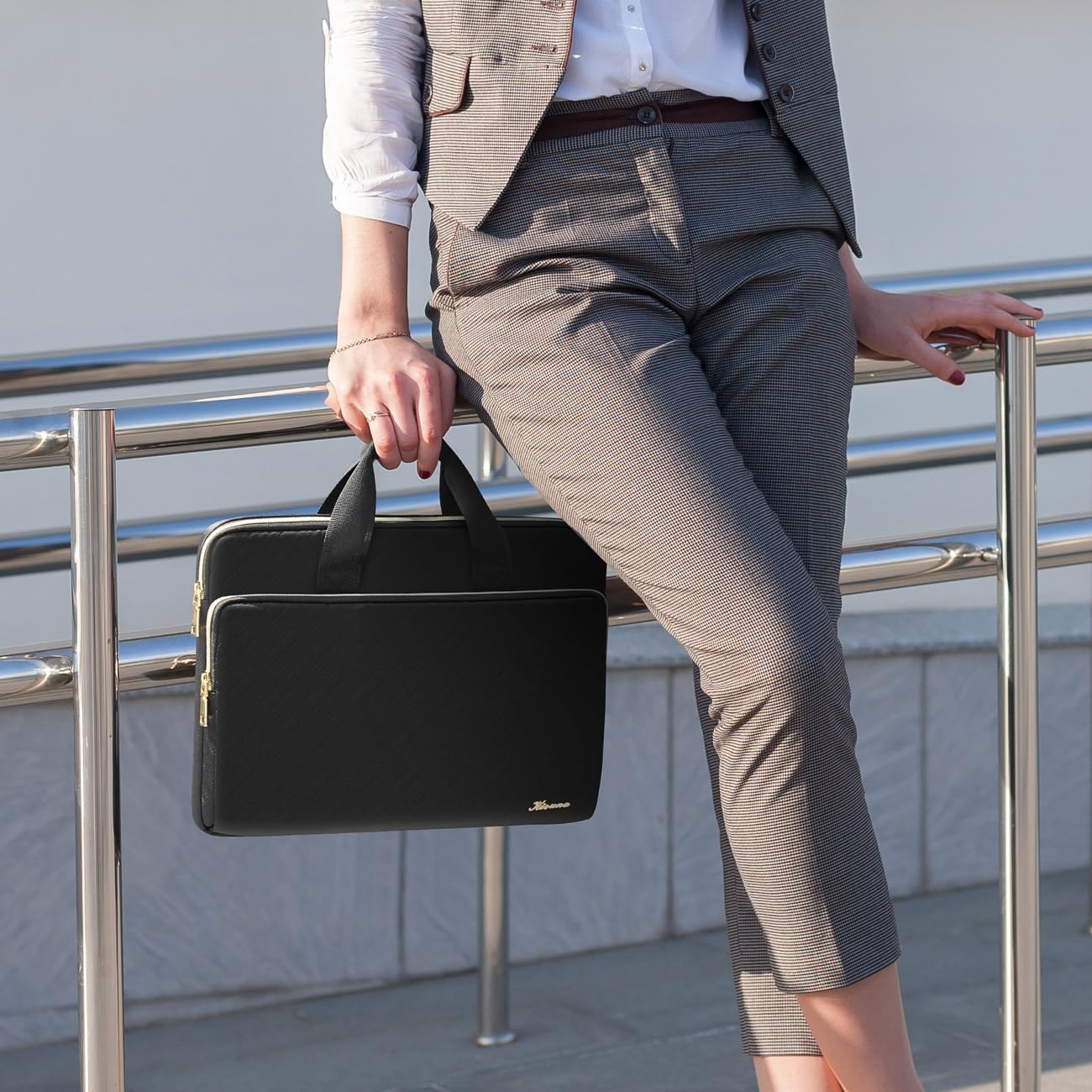 KIZUNA Laptop Sleeve Case 15.6 Inch Computer Bag Carrying Handbag for 16" MacBook Pro Air M1 M2 Max/16 Lenovo IdeaPad Flex 5i/15" IdeaPad Gaming 3i /Slim 3i /Pro 5i/HP Envy x360 15/Dell XPS 15