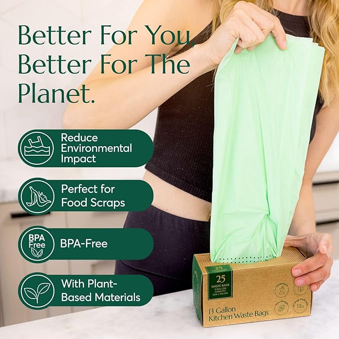 Cleanomic Compostable* Trash Bags