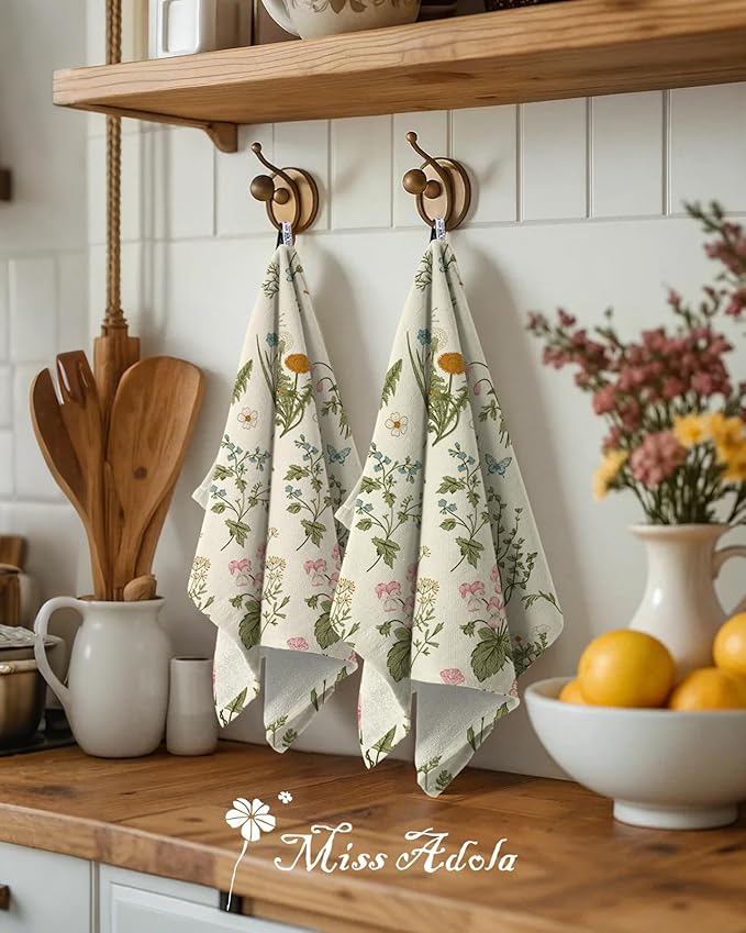 Cotton Kitchen Towels Set of 2