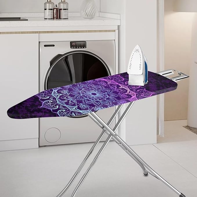 Home Ironing Board Cover, Boho Flower Heat Reflective Tie-Dye Ironing Board