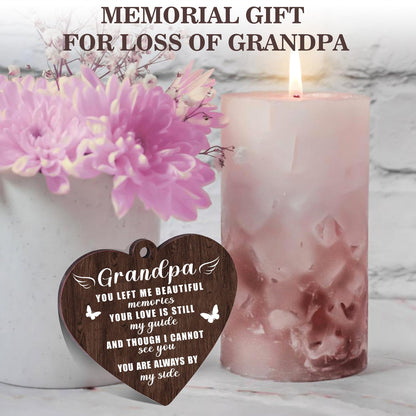 Boiveco Memorial Gifts for Loss of Grandpa, Sympathy Gift for Loss of Grandpa Memorial Picture Frame, In Memory of Grandpa Grief Remembrance Bereavement Gifts for Loss of Grandpa, Display Two 4x6 Photos