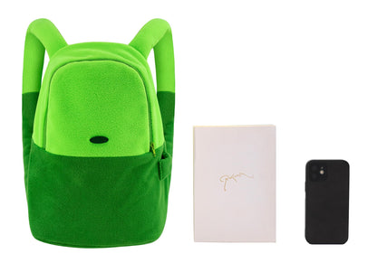 DAZCOS Green Backpack Anime Character Cartoon Unisex Cosplay Costume Accessories Bag for Adult Everday Use Halloween Party (Green)