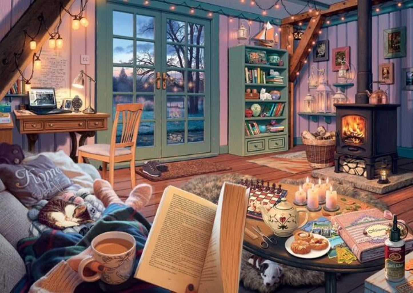 Ravensburger The Cosy Shed - 1000 Piece Version of Cozy Retreat | Engaging Imagery | Perfect Interlocking Fit | Sustainable Materials | Ideal for Ages 14+