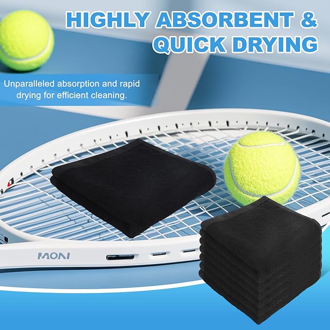 6 Pack Microfiber Wash Cloth, 12x12 Inch Highly Absorbent and Soft Feel