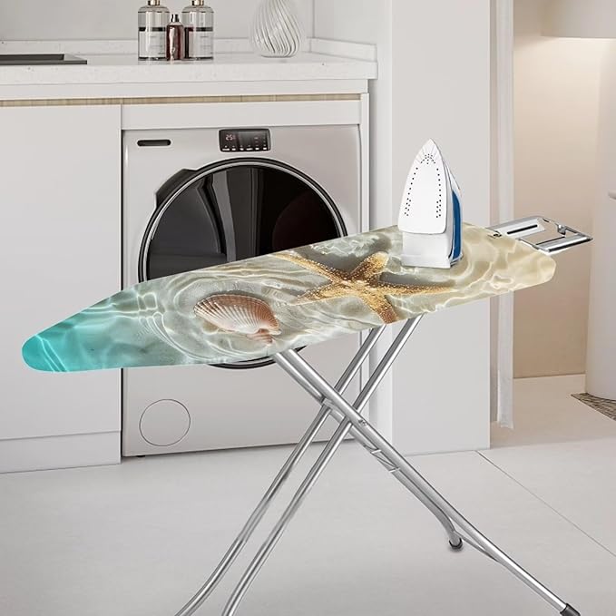 Household Iron Board Covers, Starfish Shell Beach Print Ironing Board Cover