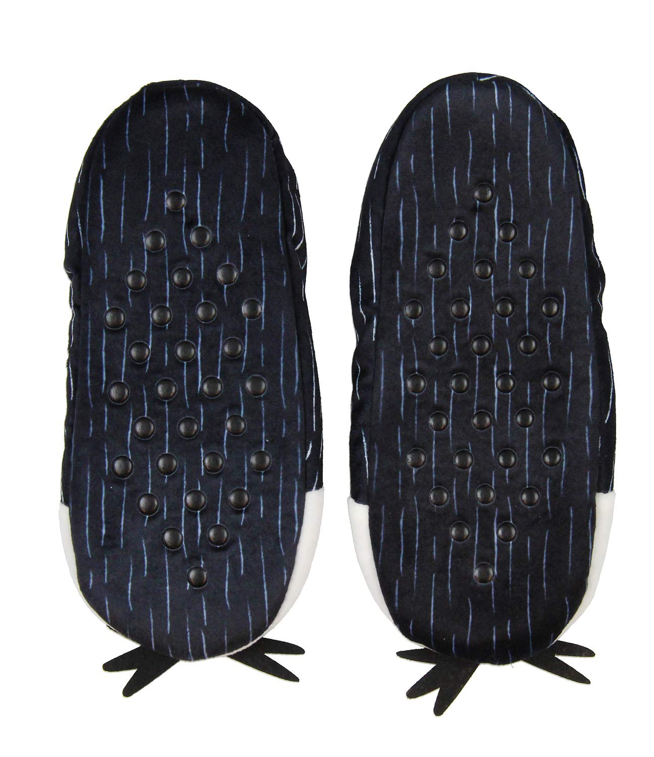 The Nightmare Before Christmas Slippers Jack Skellington Character Slipper Socks with No-Slip Sole For Women Men (Small)