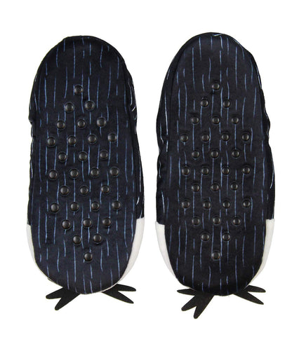 The Nightmare Before Christmas Slippers Jack Skellington Character Slipper Socks with No-Slip Sole For Women Men (Small)