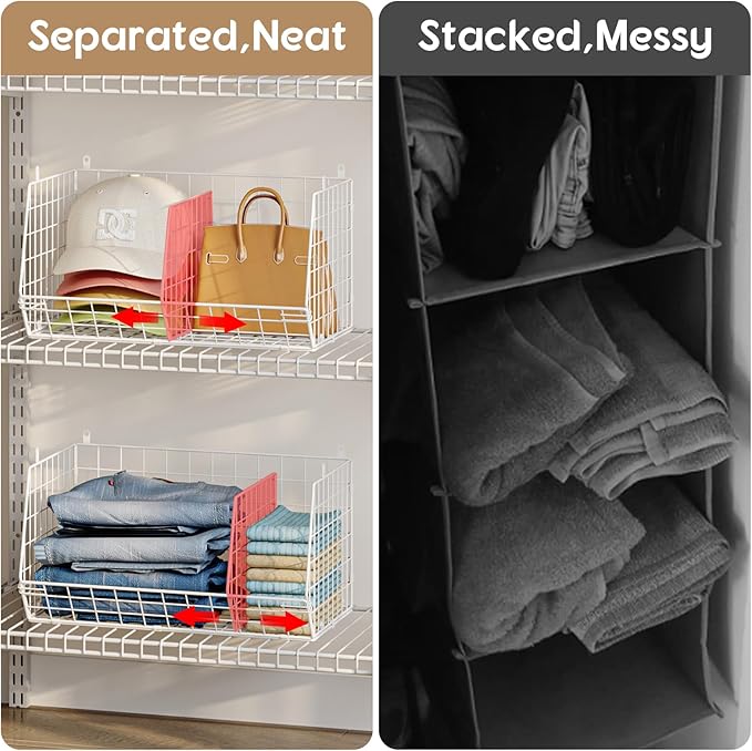 3 Tier Extra Large Closet Hanging Shelves