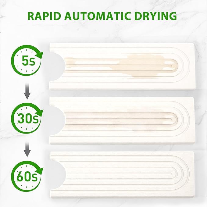 Cisily White Diatomite Faucet Mat