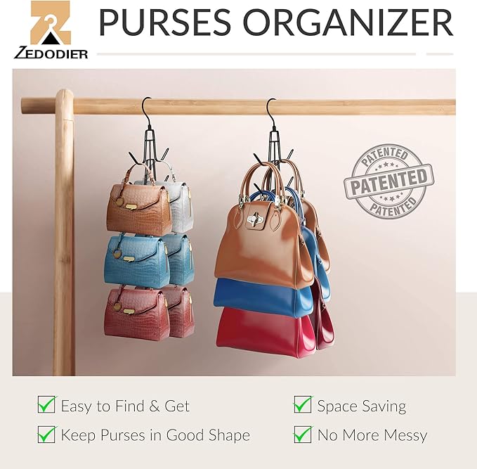ZEDODIER Purse Hanger Organizer