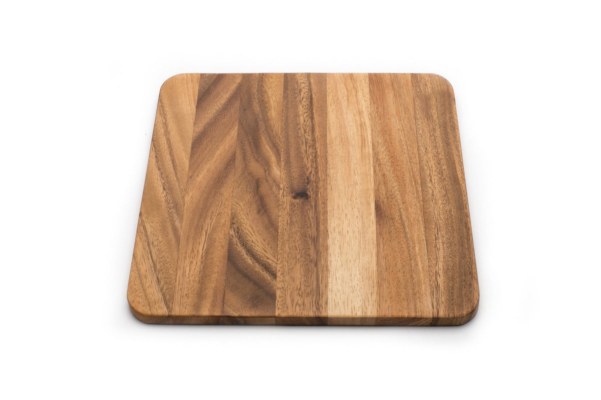 Ironwood Gourmet Square Cutting Board, Acacia Wood 0.5 x 9 x 9 inches