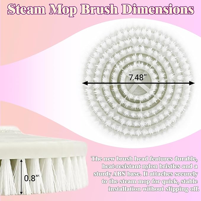 Steam Cleaner Mop Replacement Brush Heads
