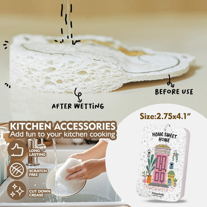 6 Pcs Housewarming Gifts Set for Women Friends Neighbor, New Home Essentials with Bamboo Cutting Board & 4 Blessing Spoons, New Home New adventure New Memories 2026