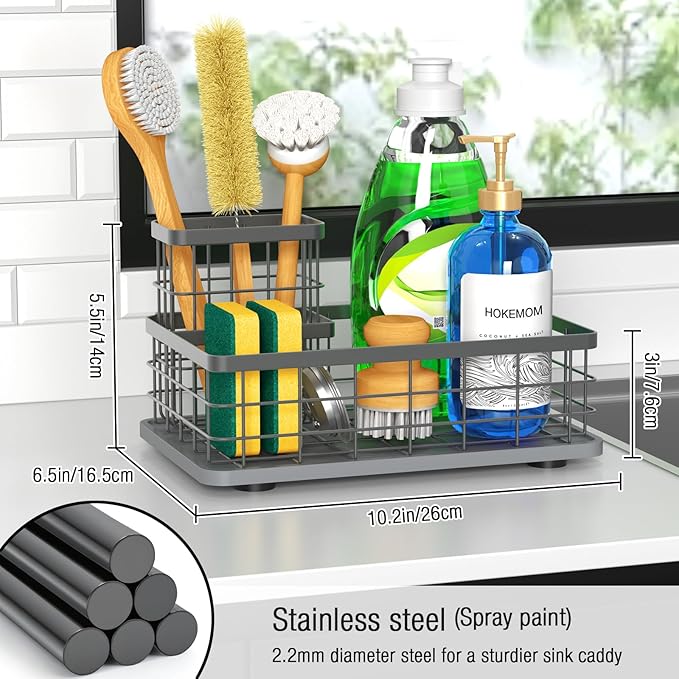 Kitchen Sink Caddy Organizer, Sponge Holder