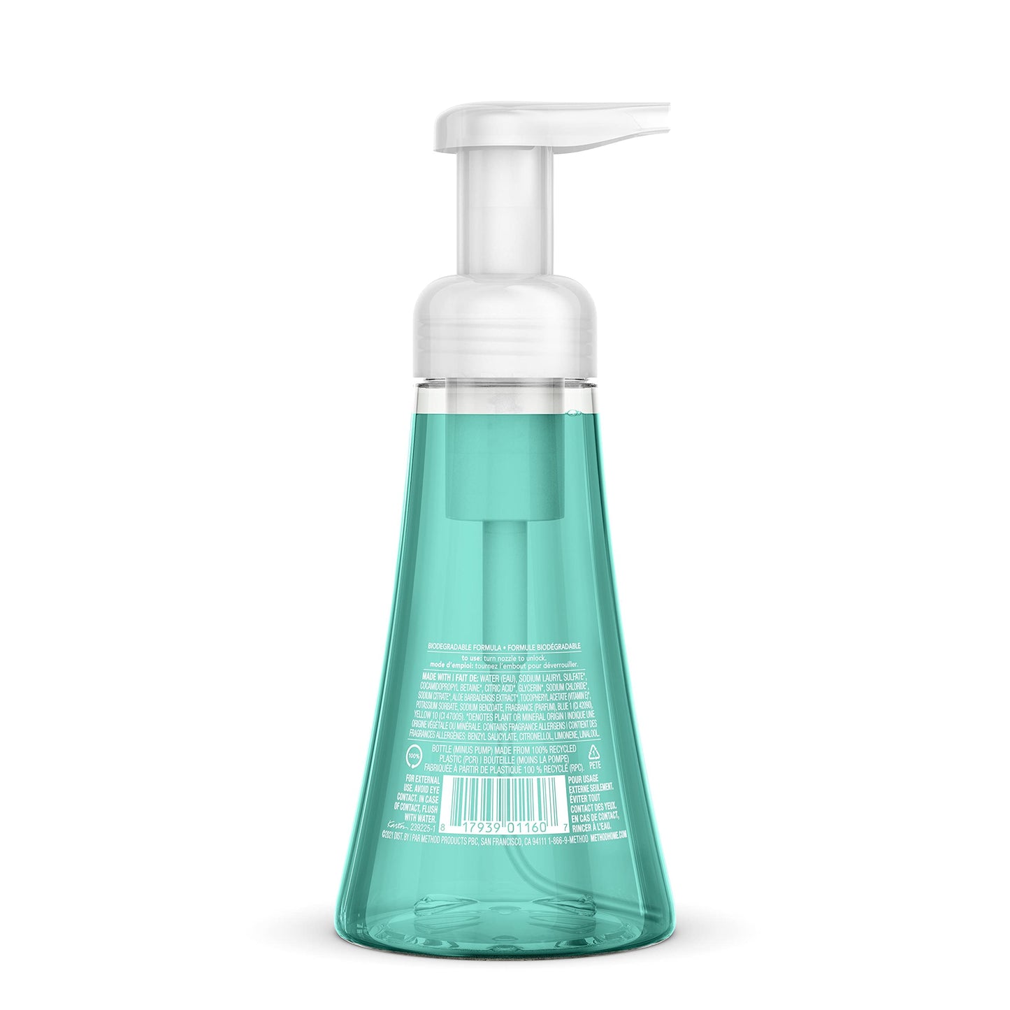 Method Foaming Hand Soap, Waterfall, Paraben and Phthalate Free, Biodegradable Formula, 10 Fl Oz (Pack of 1)