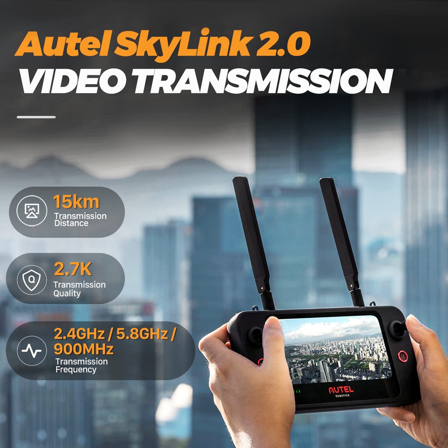 Autel Robotics EVO 2 PRO V3, 1" CMOS &12-Bit Image 6K HDR Video, Moonlight Algorithm 2.0 (ISO 44000), EVO II Pro V3 Rugged Bundle, 40 Minutes, 15KM Transmission, 360° Obstacle, SkyLink 2.0