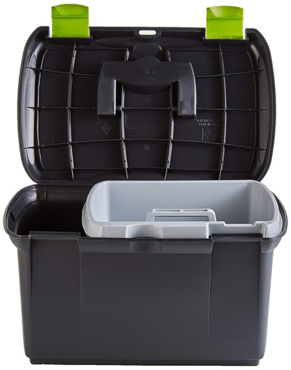 Covalliero Grooming box Arrezzo black/pistachio