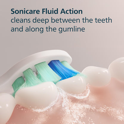 Philips Sonicare C2 Plaque Control - Genuine Replacement Electric Toothbrush Heads, White, 3 Pack, HX9023/65
