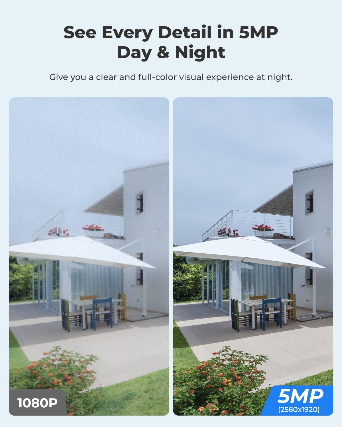 REOLINK First 4K Solar Security Cameras Wireless Outdoor, Argus PT Ultra+ 3W Solar Panel, 360° Pan Tilt Auto-Tracking, 8MP Color Night Vision, 2.4/5 GHz Wi-Fi 6, No Monthly Fee, Home Hub Compatible