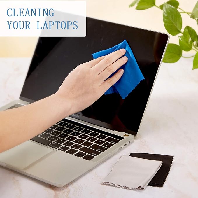 Frienda 50 Pcs Microfiber Cleaning Cloth