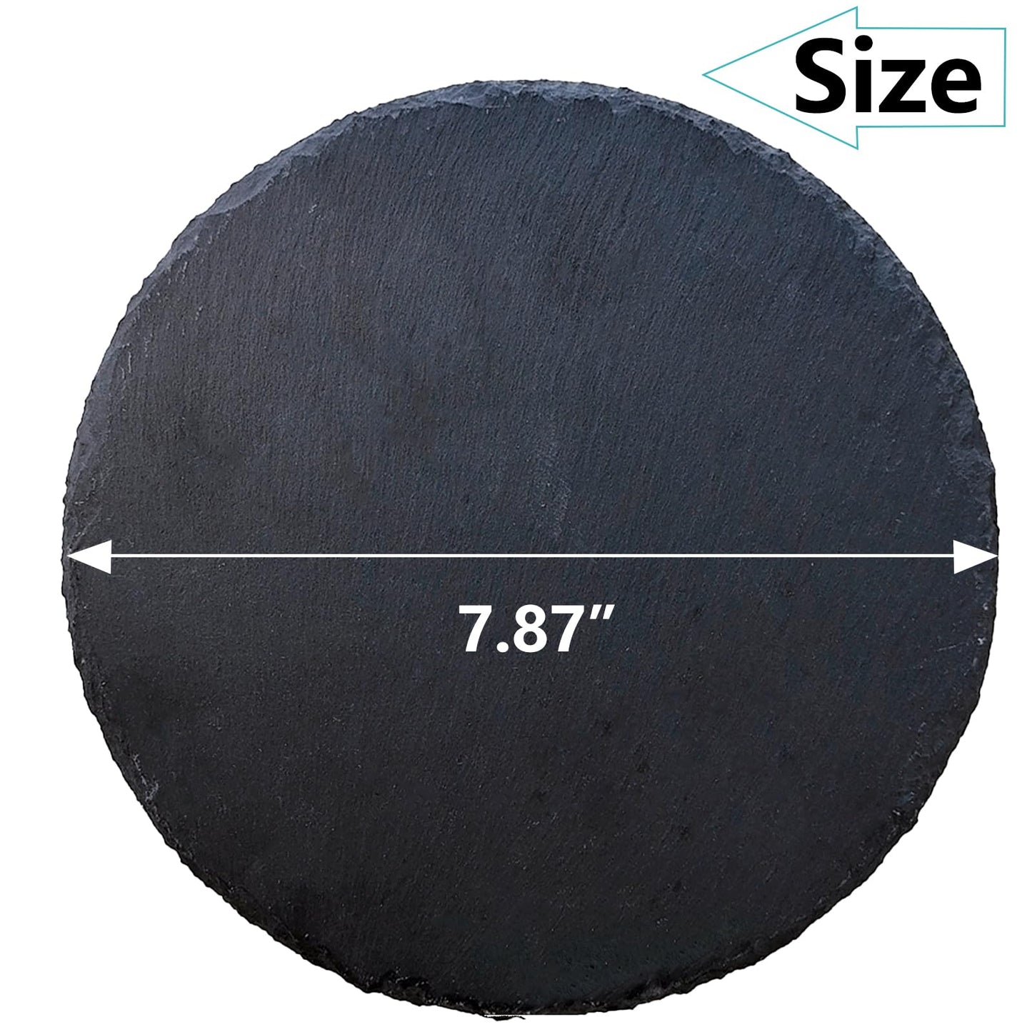 Tfwadmx Reptile Basking Platform,7.8IN Tortoise Rock Slate Plate Feeding Food Bowl Dish Turtle Bathing Resting Terrace for Lizard Bearded Dragon Chameleon Gecko Snake Frog Newt