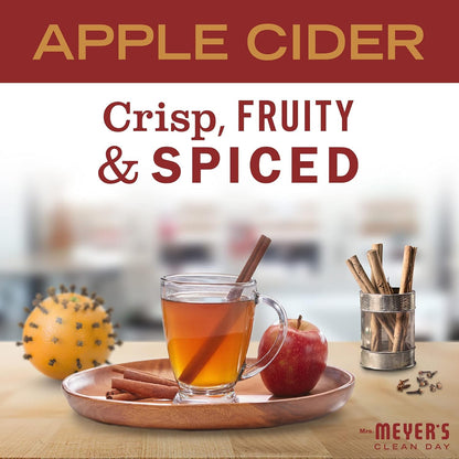 MRS. MEYER'S CLEAN DAY Hand Soap, Apple Cider, Made with Essential Oils, 12.5 oz - Pack of 3
